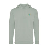 Iqoniq Jasper gerecycled katoen hoodie, iceberg green (XXS)