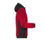 Men's Padded Hybrid Jacket red-melange/black XS