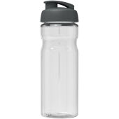 H2O Active® Base 650 ml sportfles met flipcapdeksel - Transparent/Grijs