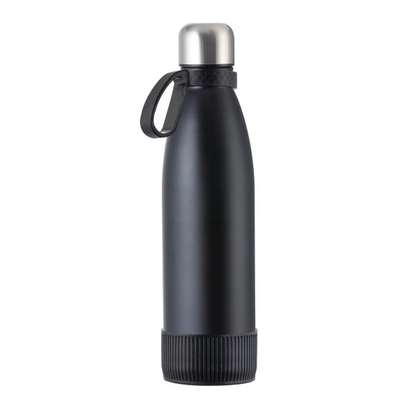 Fles RETUMBLER-myTOULON - zwart, zilver Fles RETUMBLER-myTOULON - zwart, zilver