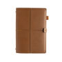 Daily Notes Binder 3-in-1 hervulbaar PU notitieboek, bruin