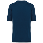 Tweekleurig padel-T-shirt met raglanmouwen voor heren Sporty Navy / Marl Sporty Navy S