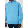 IQONIQ Yoho gerecycled katoen relaxed hoodie, tranquil blue (L)