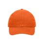 6 Panel Cap Heavy Cotton orange