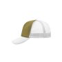 5 Panel Polyester Mesh Cap olive/white one size