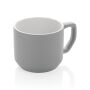 Keramische moderne mok 350 ml, grijs
