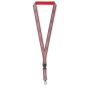Afneembare polyester keycord met reflecterende overlay