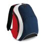 TEAMWEAR BACKPACK, FRENCH NAVY/CLASSIC RED/WHITE, One size, BAG BASE