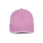 Gescheurde verwassen pet Washed Dark Pink One Size