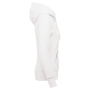 Ecologische damessweater met capuchon en ritssluiting White XXL Ecologische damessweater met capuchon en ritssluiting White XXL