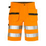 Craftmen Shorts  Cl. 2 HV Yellow C46 Orange