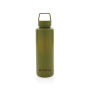 RCS gecertificeerd recycled PP waterfles met handvat, groen