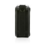 3W RCS gerecycled plastic draadloze Sunwave solar speaker, zwart