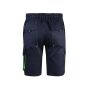 TWO-TONE MULTI-POCKET BERMUDA SHORTS, NAVY/LIME, 46, VELILLA