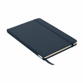 NOTE RPET - A5 notitieboek met RPET omslag - Marineblauw
