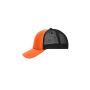 5 Panel Retro Mesh Cap orange/black one size
