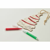 COLORTREE - Kerstboom ornament - Hout