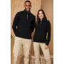 Uniseks sweater met ritskraag Black XS