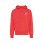 IQONIQ Yoho gerecycled katoen relaxed hoodie, luscious red (S)