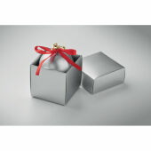 BELLES - Kerstbal geschenkdoos - Zilver