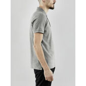 Core blend polo shirt men grey melange 4xl