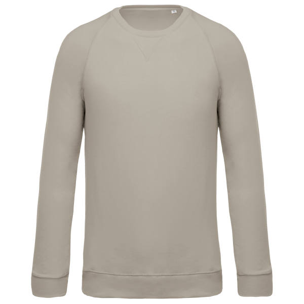 Herren Sweatshirt BIO-BAUMWOLLE Rundhalsausschnitt Raglanärmel