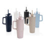 Tana RCS plastic tumbler met handvat 750 ml, lichtblauw