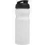 H2O Active® Base 650 ml sportfles met flipcapdeksel - Wit/Zwart