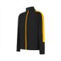 KID'S KNITTED TRACKSUIT TOP, BLACK/GOLD, 13/14, FINDEN HALES