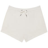 Ecologische damesshort French Terry Washed Ivory XXL