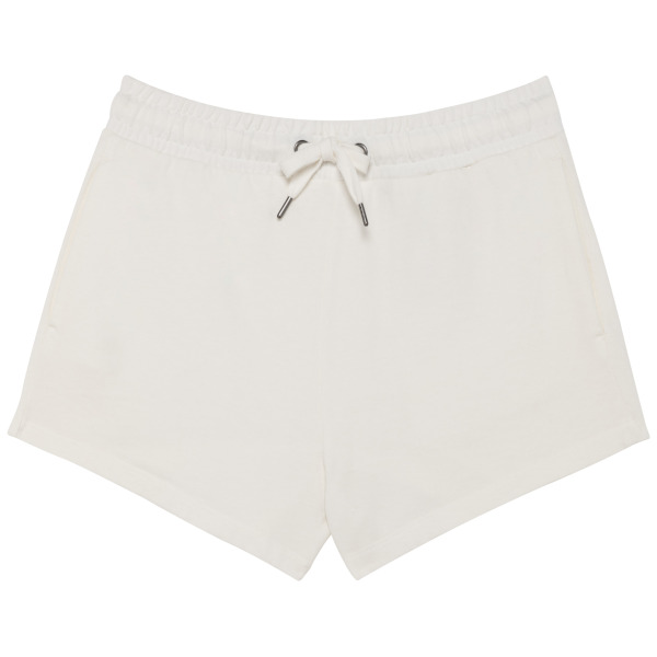 Ecologisch damesshort French Terry Washed Ivory XXL