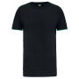 T-shirt Day To Day korte mouwen Black / Kelly Green S