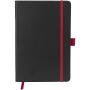 Color-edge A5 hardcover notitieboek - Zwart/Rood Color-edge A5 hardcover notitieboek - Zwart/Rood