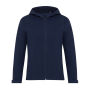 Iqoniq Makalu dames recycled polyester softshell jas, donkerblauw (XS)