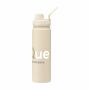 Tappo Bottle RCS Stainless Steel 800 ml single wall - beige
