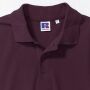 RUS Men Ultimate Cotton Polo, Burgundy, XS