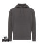 IQONIQ Rila lichtgewicht gerecycled katoen hoodie, antraciet (S)