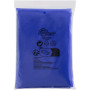 Mayan recycled plastic disposable rain poncho with storage pouch - Royal blue