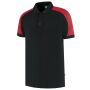 Poloshirt Bicolor Redefined 206106 Black-Brightred XXL