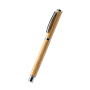 PIRGO rollerball pen bamboe en metalen onderdelen - ecru PIRGO rollerball pen bamboe en metalen onderdelen - ecru