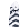 Matrozenshirt ronde hals Bio White / Navy Stripes 12/14 jaar
