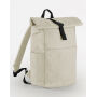 Premium Recycled Roll Top Backpack - Natural Stone - One Size