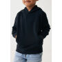 IQONIQ Yengo kids recycled katoen hoodie met steekzakken, zwart (910)
