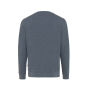 Iqoniq Denali gerecycled katoen sweater ongeverfd, heather navy (XXXL)