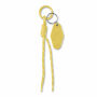 KEYBRAID - Sleutelhanger gevlochten touw - Geel