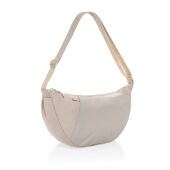 Crescent XL AWARE™ RPET halve maan sling bag, beige