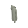 Ecologische uniseks sweater met capuchon Almond Green XXL