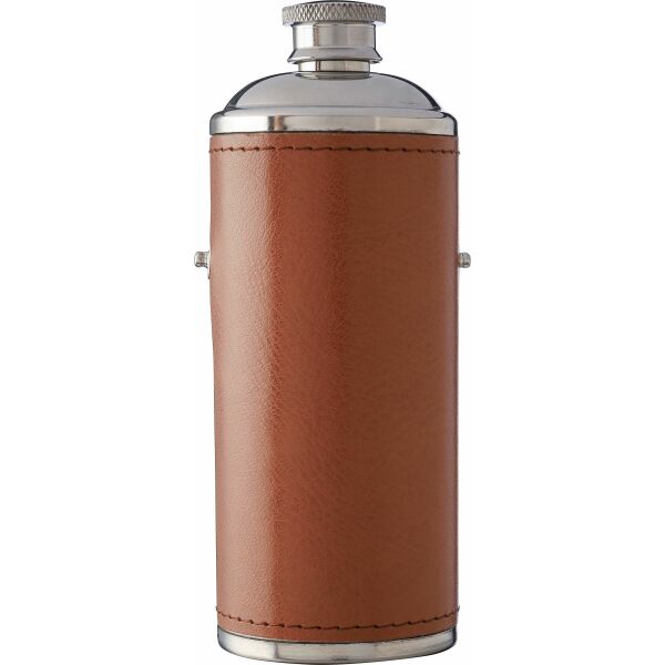 Gerecycled roestvrijstalen fles Brock bruin Gerecycled roestvrijstalen fles Brock bruin