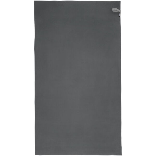 Pieter GRS ultralichte en sneldrogende handdoek 100 x 180 cm - Grijs