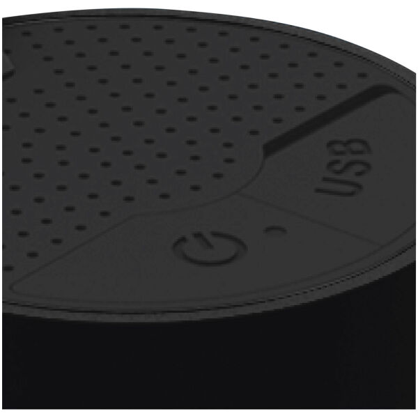 SCX.design S26 speaker 3W voorzien van ring met oplichtend logo - Zwart